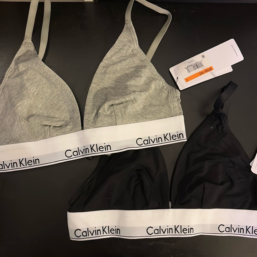2 BRAND NEW CALVIN KLEIN BRAS